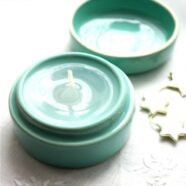 Ceramiczne pojemniki na świece